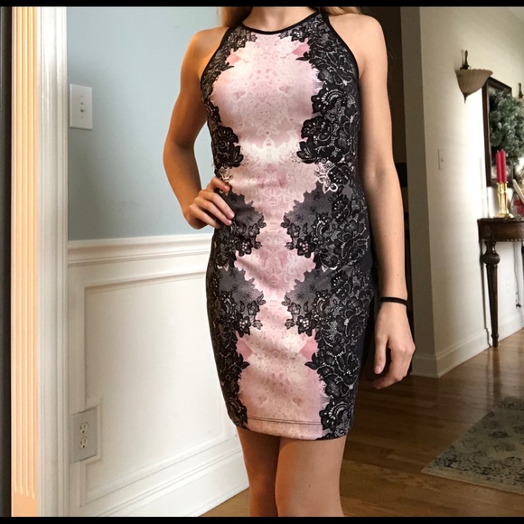 Black and pink dress - Picture 2 of 4